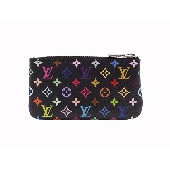Louis Vuitton Murakami Key Pouch LV X TM Multicolor Black Cles Keychain 2025 - Picture 3 of 10